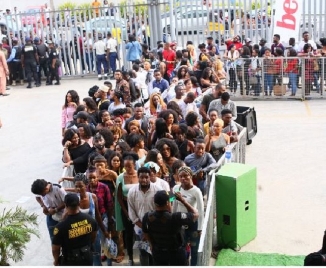 #BBNaija Auditions: Nigerians React, Says Huge Crowd Is a Proof of Failed Government [Photos]
