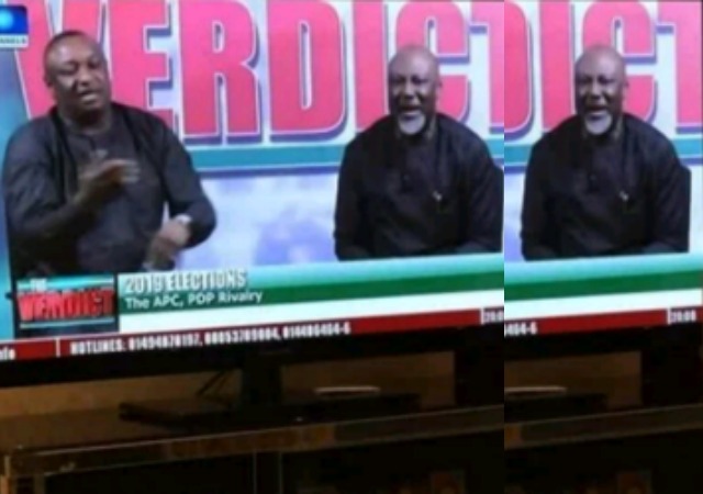Major Commotion As Dino Melaye Roasts Buhari On Live Television