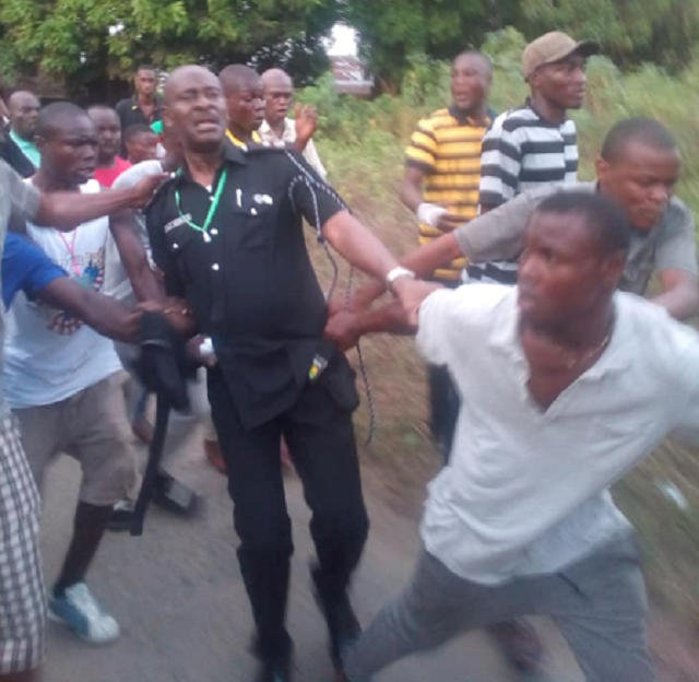 More Photos of Police Commissioner, Caught Snatching Election Material in Bayelsa 