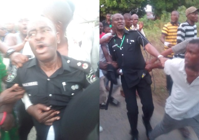 More Photos of Police Commissioner, Caught Snatching Election Material in Bayelsa
