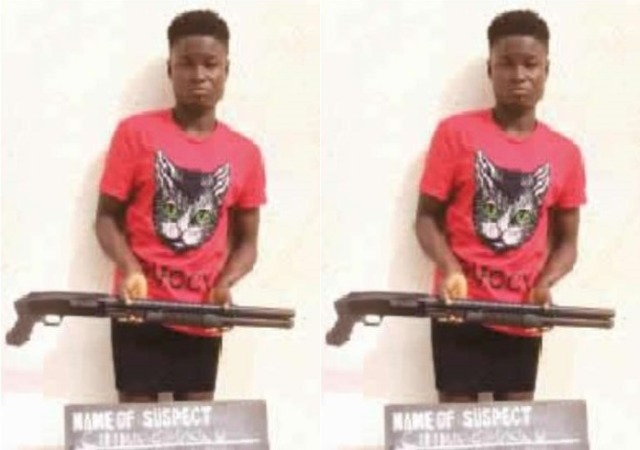 Teenage Girl Caught With Gun in Anambra State [Photos]