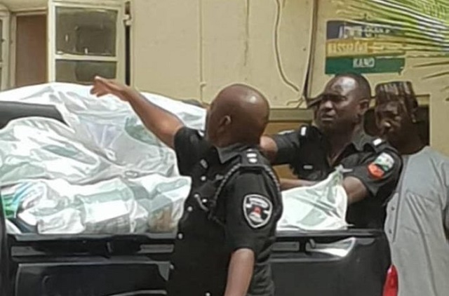 Police recovers 17 sacks Containing APC Thumb-printed Ballots in Kano [photos]