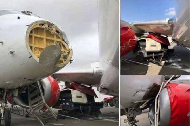 Two Kenya Airways Planes Collided At Kenyan Airport [Photos]