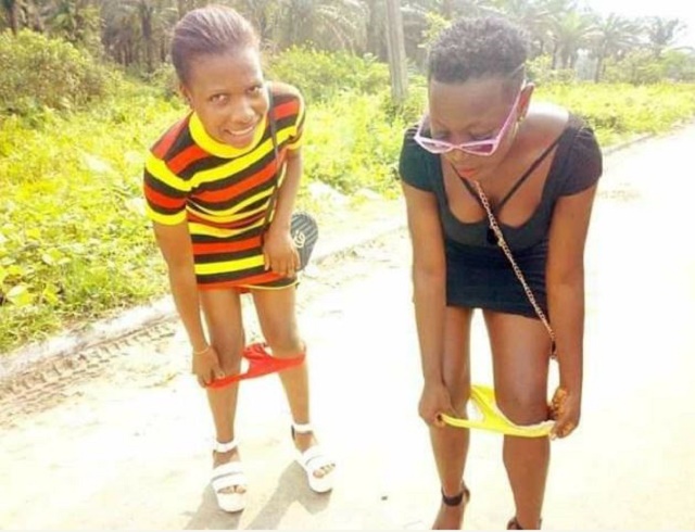 Things We See Of Social Media: Two Ladies Pulled Down Their Panties in Public to Dare Yahoo Boys [Photo]