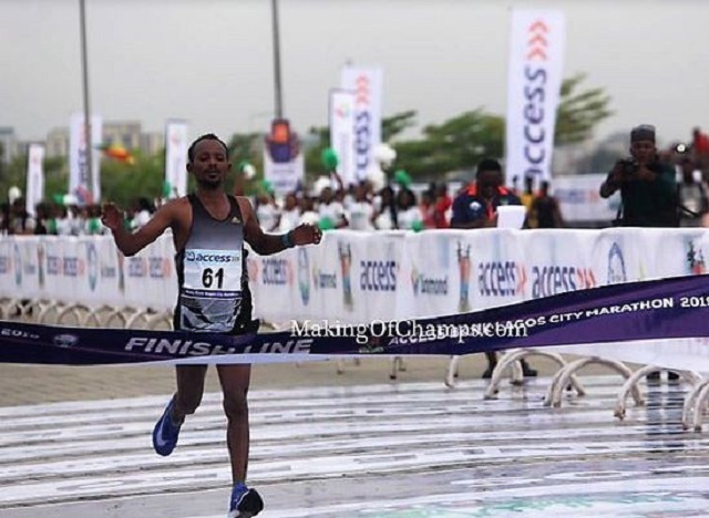 Sintayehu Legese, Ethiopian Athlete, Wins 2019 Lagos City Marathon