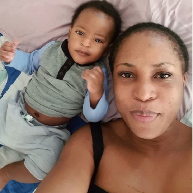 Celebrity Blogger, Linda Ikeji Shares Cute Selfie with Her Son to Celebrate Valentine
