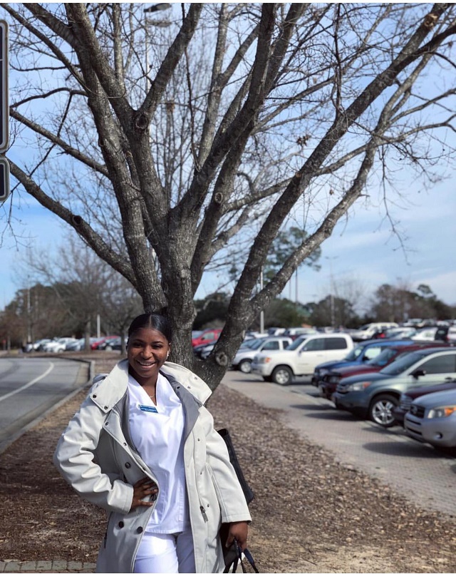 Photos of MC Oluomo’s Daughter as She Enrolls into a Nursing College in the US