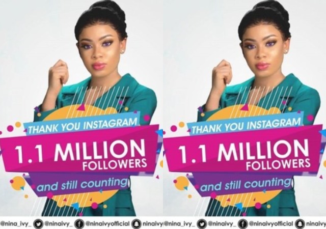 2018 BBnaija Finalist, Nina Reaches 1 Million Followers on Instagram