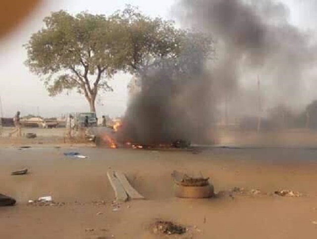Peter Obi Escapes Death As APC and PDP Clash, Many Cars Burnt [Photos]