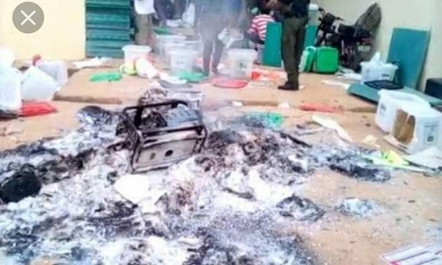 Benue Rerun: Thugs Burn Election Materials, Chase Away INEC Staff, Observers in Benue