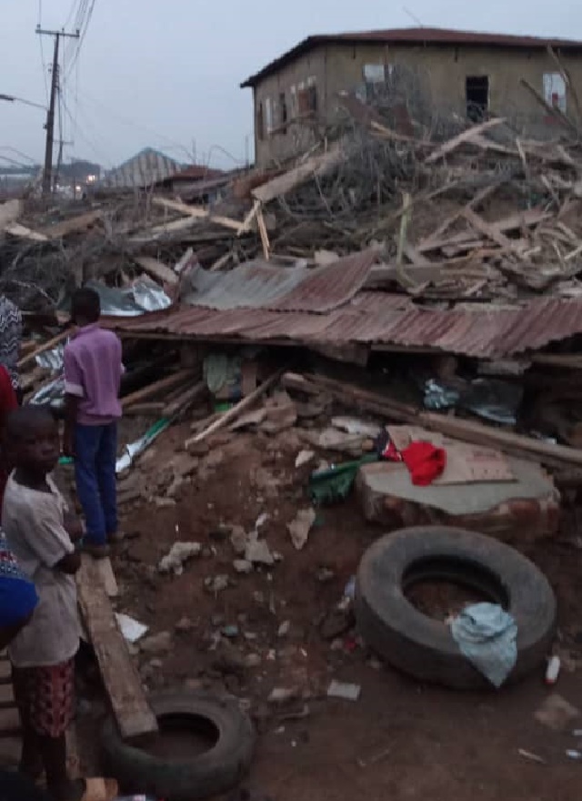 More Photos of the Three-Storey Building That Collapsed In Ibadan