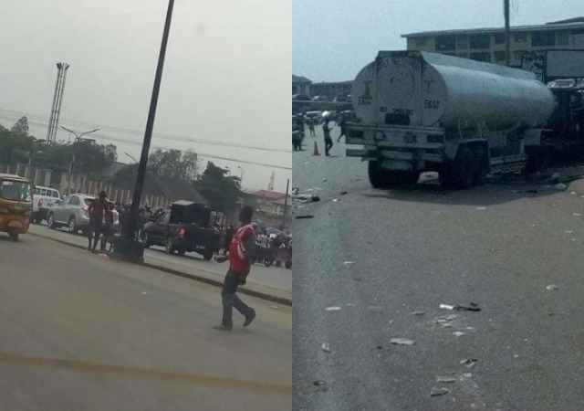 So Sad! Tanker Driver Knocks Down 19 Persons in Onitsha [Photos]