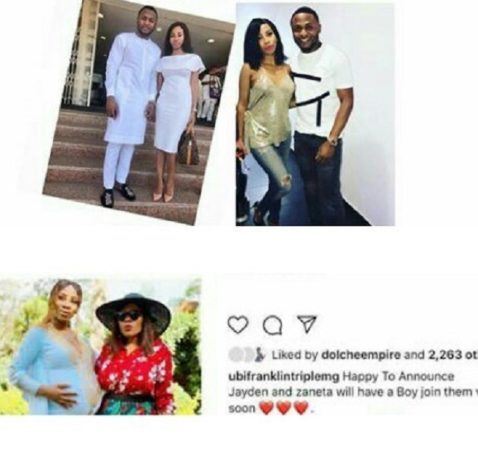 Meet Nicola, Ubi Franklin’s Third Baby Mama, Who’s heavily Pregnant for Him