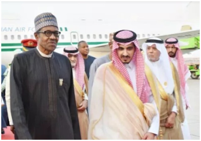 More Photos of President Buhari as He Lands Jeddah, Saudi Arabia