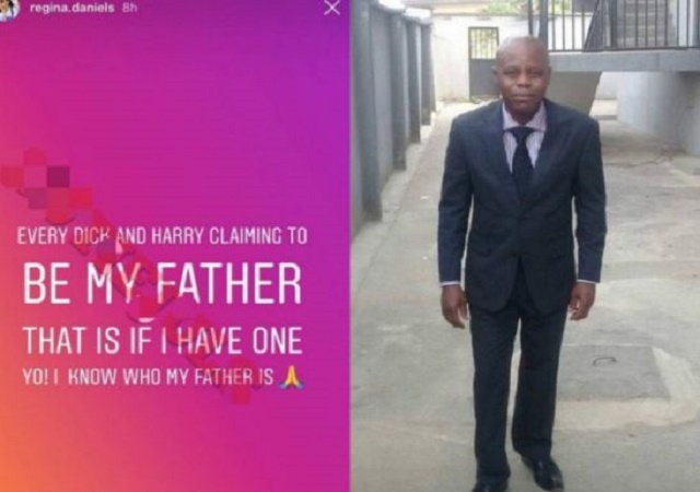 Newly Wedded Regina Daniels Finally Replies Her Father, Denies Knowing Him