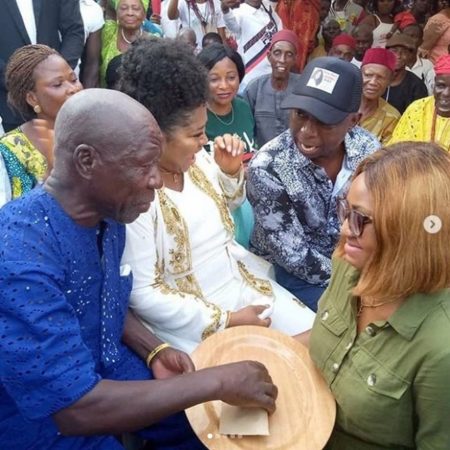 Regina Daniel Looked So Sad At Her Traditional Wedding to Billionaire Businessman, Ned Nwoko [Photos]
