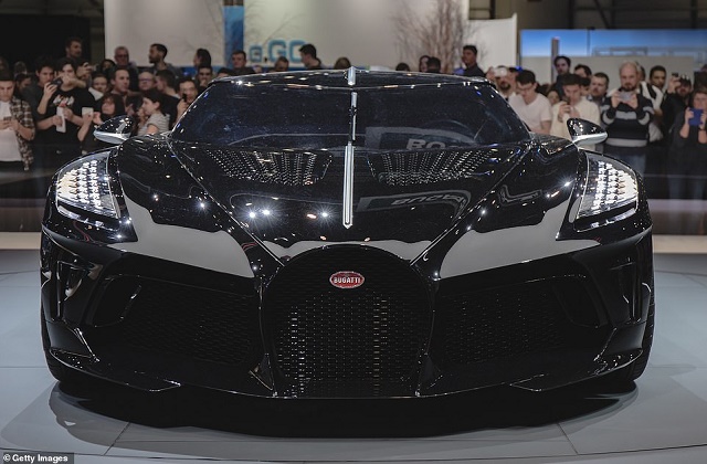 Flamboyant Footballer Ronaldo 'Buys World's Most Expensive Car' a £9.5m One-Off Bugatti La Voiture Noire [Photos]