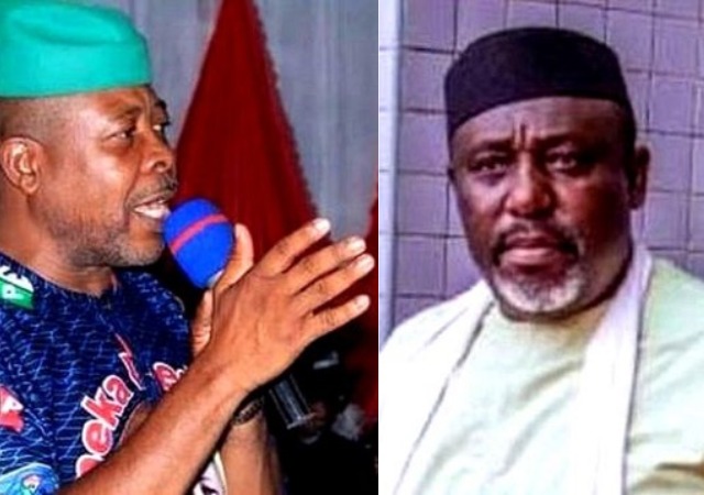Serious Drama Governor Ihedioha Sends Police to Raid and Confiscate Clothes, Chairs, Fridges from Okorocha's Daughter’s Shop