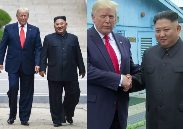 Photos of President Trump As He Makes a Historic Visit to North Korea's Demilitarized Zone