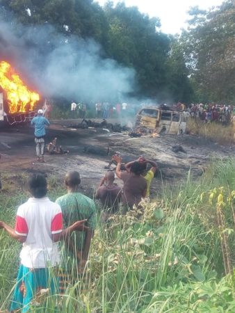 Tears Flows Like A River As Benue Tanker Explosion Kills 50, Injured 70 [Graphic Photos]
