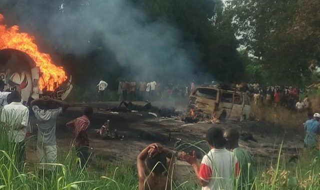 Tears Flows Like A River As Benue Tanker Explosion Kills 50, Injured 70 [Graphic Photos]