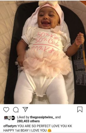 Cardi B and Offset Celebrate Daughter Kulture first birthday