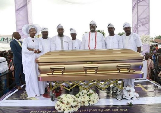 More Photos from the Burial Ceremony of Dino Melaye's Mum in Kogi State