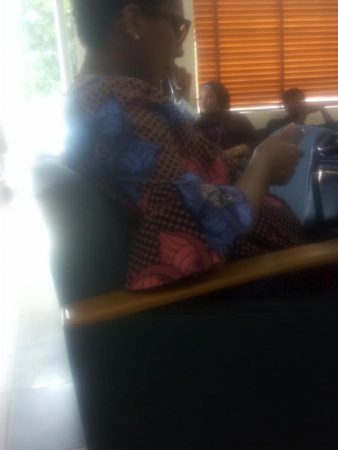 #BBNaija: Pregnant TBoss Spotted At A Medical Diagnostic Center In Abuja [Photos]