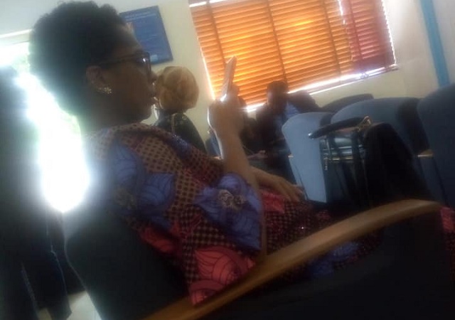 #BBNaija: Pregnant TBoss Spotted At A Medical Diagnostic Center In Abuja [Photos]