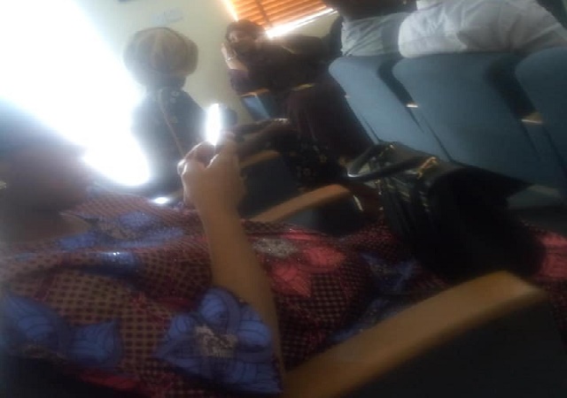 #BBNaija: Pregnant TBoss Spotted At A Medical Diagnostic Center In Abuja [Photos]
