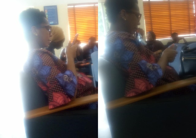 #BBNaija: Pregnant TBoss Spotted At A Medical Diagnostic Center In Abuja [Photos]
