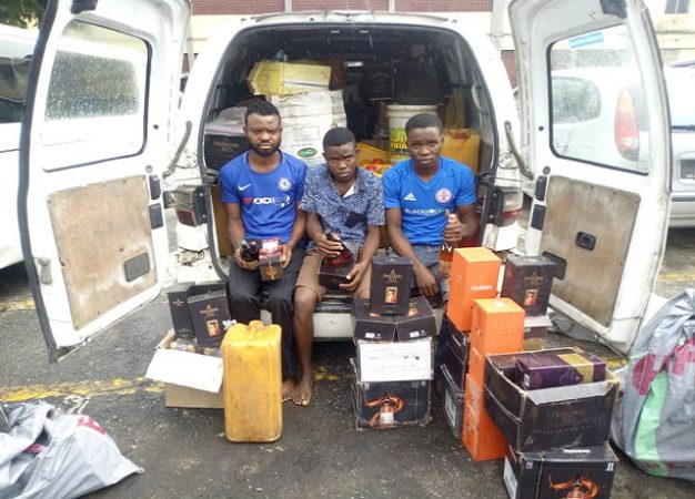 Three Suspects Arrested For Producing Fake and Adulterated Fake Hennessy, Moet & Chandon