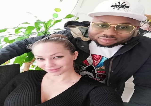 Tonto Dikeh Estranged Husband Shares Loved Up Photo with His Caucasian Girlfriend [Photos]