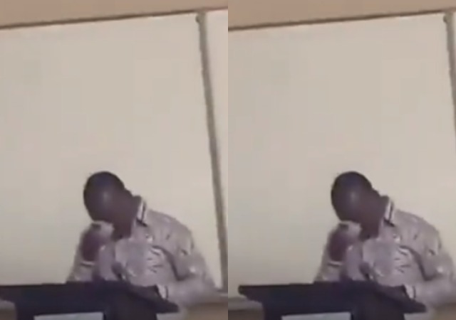 Ghanaian Lecturer Crying In Class after Being Exposed By BBC in Sex for Grade Scandal [Video]
