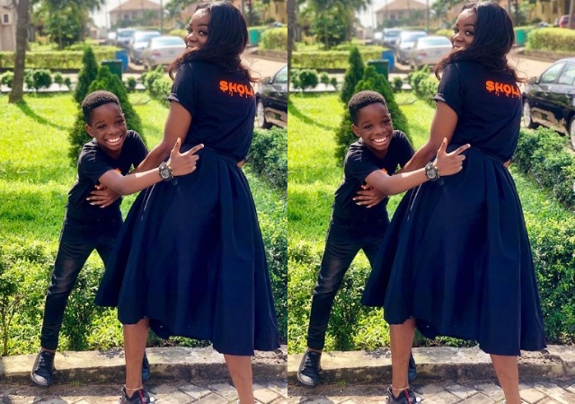 Boluwatife, Wizkid’s First Son Spotted Bonding with His Mom [Photos]