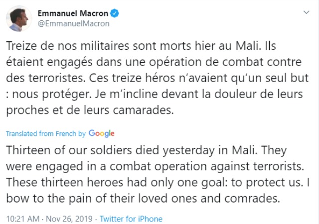 13 French Soldiers Who Were About To Attack Jihadists In Mali Killed In Helicopter Collision [Photos]
