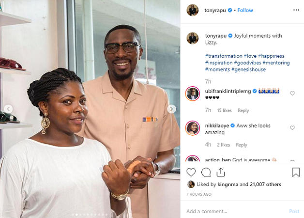 Impressed Pastor Tony Rapu Shares New Photos of Lizzy, Former Drug Addict He Picked From the Street