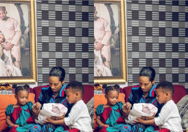 Nigerian Singer, Di’Ja Welcomes Her Third Child, Shares Family Picture [Photo]