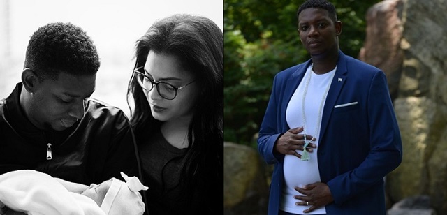 Popular Trans-Man, Precious, Gives Birth To First Child for Wife [Photos]