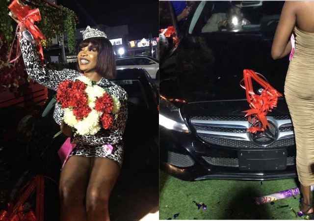 #BBNaija: Tacha Gets a Car Gift from Her Fans on Her Birthday [Photos]