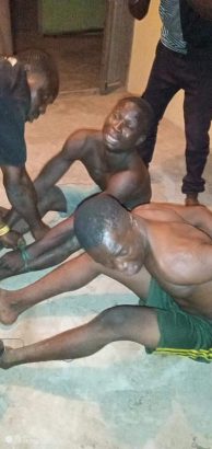 Photos of Two Suspected Thieves Nabbed By Local Vigilante