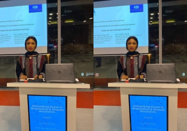 Controversial Actress, Tonto Dikeh Busted After Sharing Pictures from Conference in Dubai [Photos]