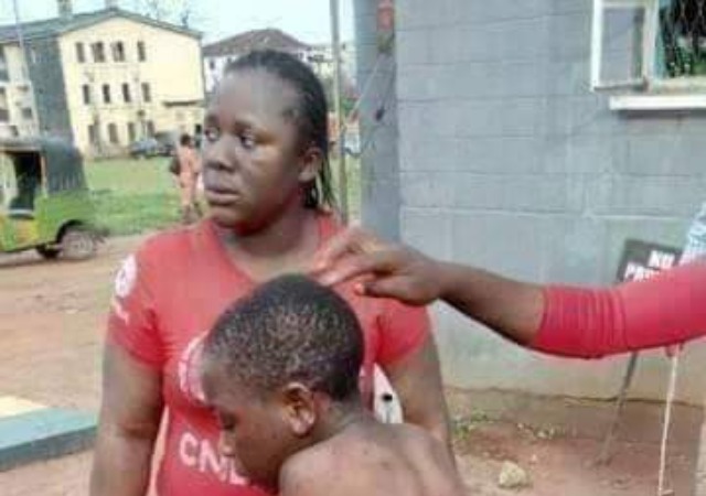 Heartless Woman Who Slammed Her Maid to The Ground Arrested [Graphic Photo]