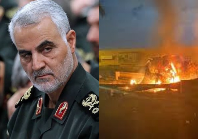 Photos from the Scene Where Iran's General Qasem Soleimani Was Killed By Drone Strike Ordered By Trump   