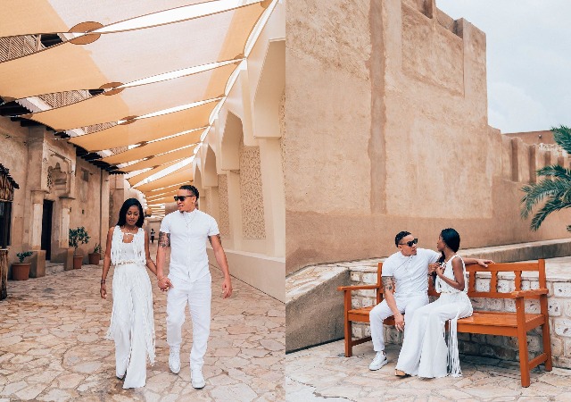Power Actor Rotimi and Vanessa Mdee Share Lovely Pictures from Vacation in Dubai [Photos]