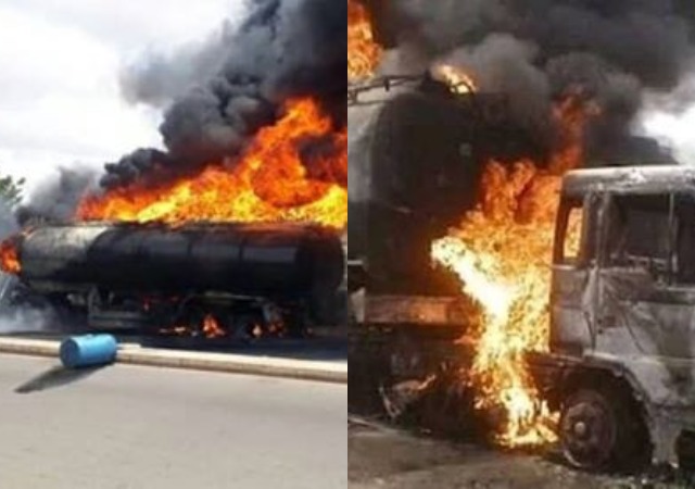 Many Lives Lost As Tanker Explodes In Benue [Photos]