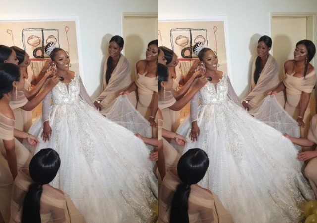Photos of Sandra Ikeji and Her 200 Bridesmaids
