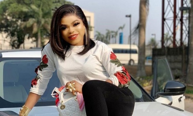 Bobrisky Moves With Convoy As He Pays A Surprise Visit To His Father (Video)