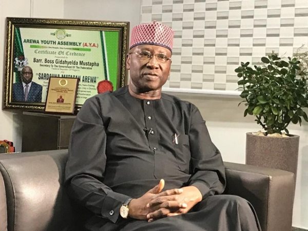 SGF Boss Mustapha Reveals Why Coronavirus Is Deadlier Than Boko Haram