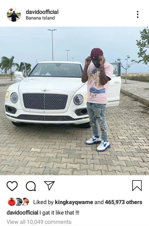 Burna Boy challenges Davido on social media